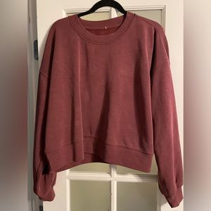 Lululemon SoftStreme Perfectly Oversized Crop Sz 12